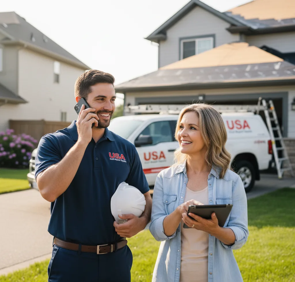 USA Roof Repair Experts customer support in Unityville